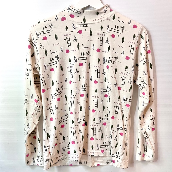 Vintage tabi mock neck 90s long sleeve - Picture 1 of 3